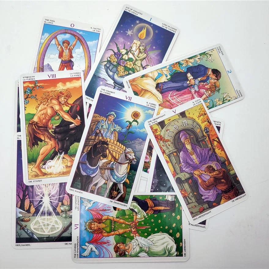 Английское колесо года Tarot палубная карта Game легендарная судьба гадания для