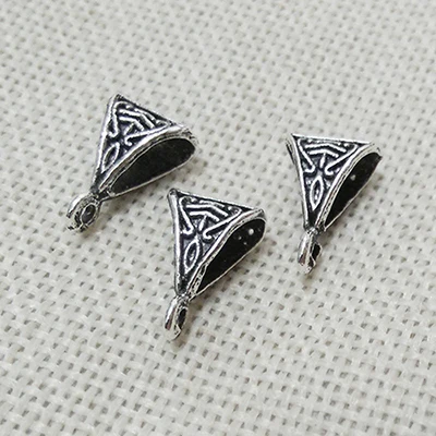 Компоненты разделители в тибетском стиле Серебряный кожаный шнур подвески