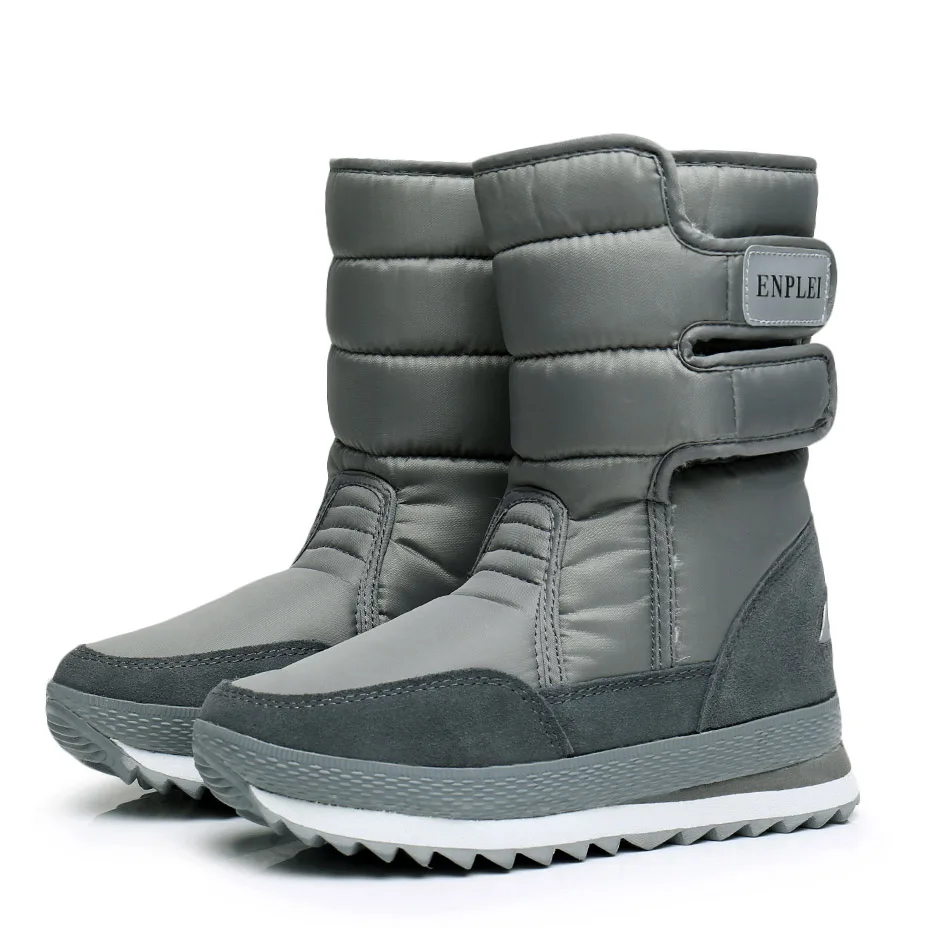 Теплые женские зимние ботинки Обувь для работы Zapatos De Mujer Женская обувь на