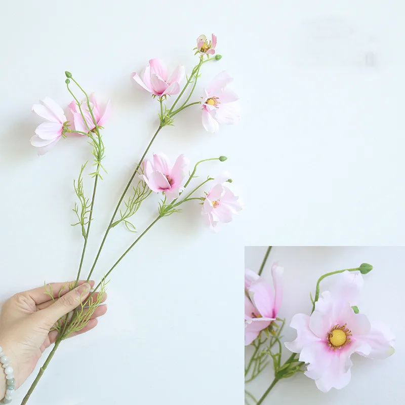 fleurs artificielles Космос одна ветка тутового цветок искусственный для домашнего