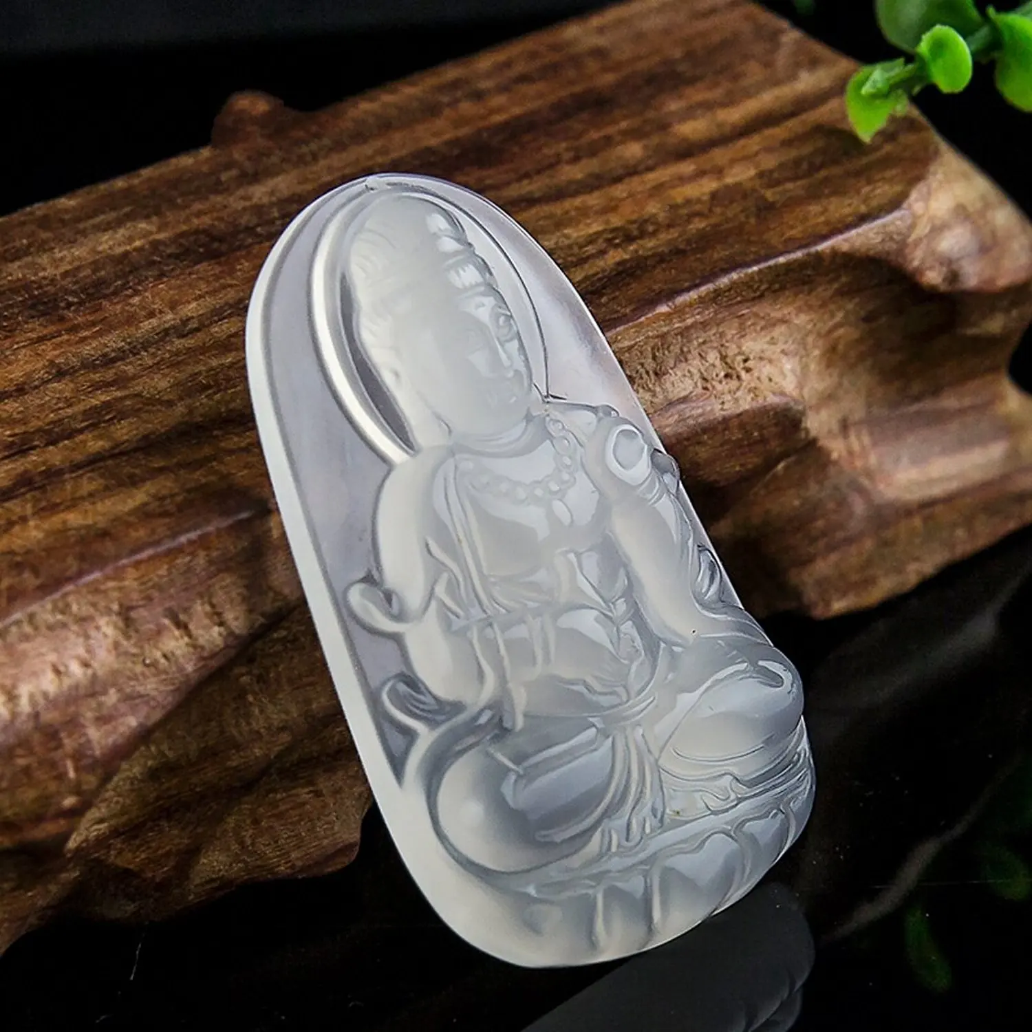 Koraba изысканные ювелирные изделия клин кк агат халцедон Avalokitesvara Гуаньинь Bodhisattva