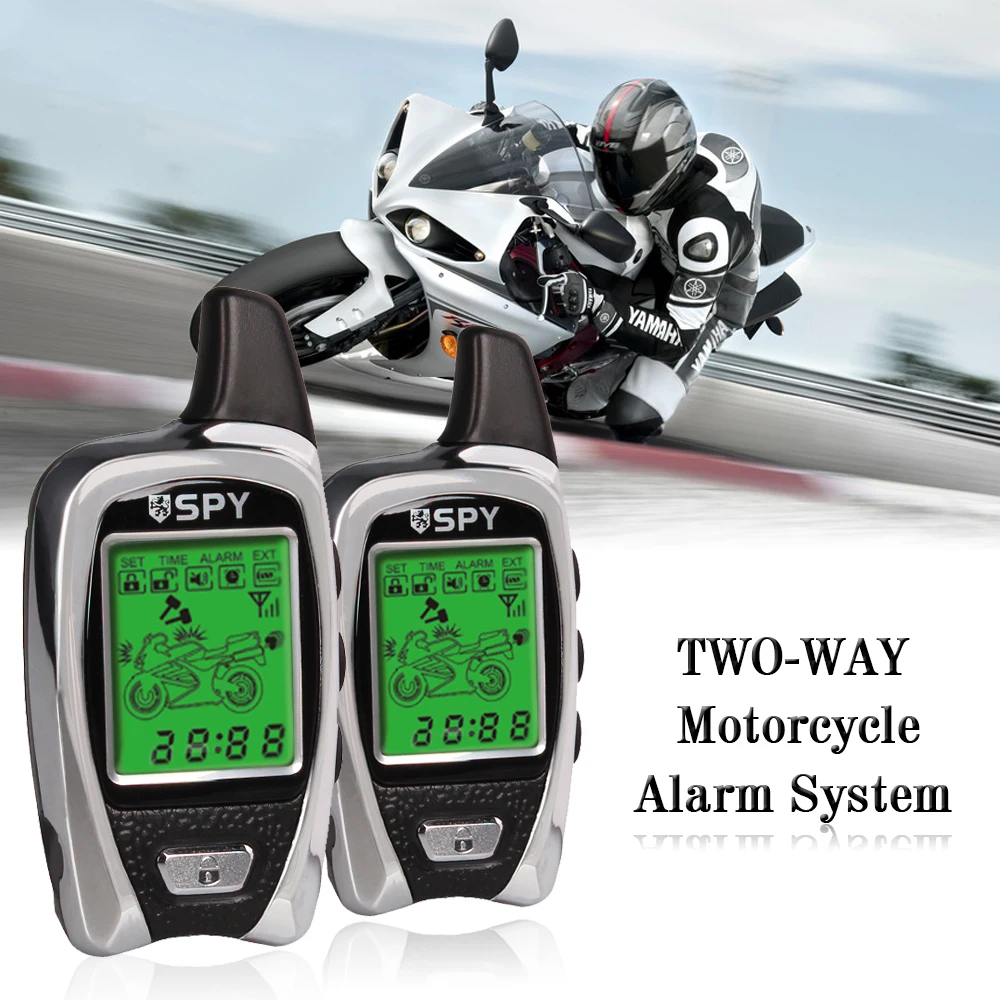 

Motorcycle 2 Way Theft Protection Alarm System 5000m Range Microwave Sensor Detecting Anti-hijacking Remote Engine Start