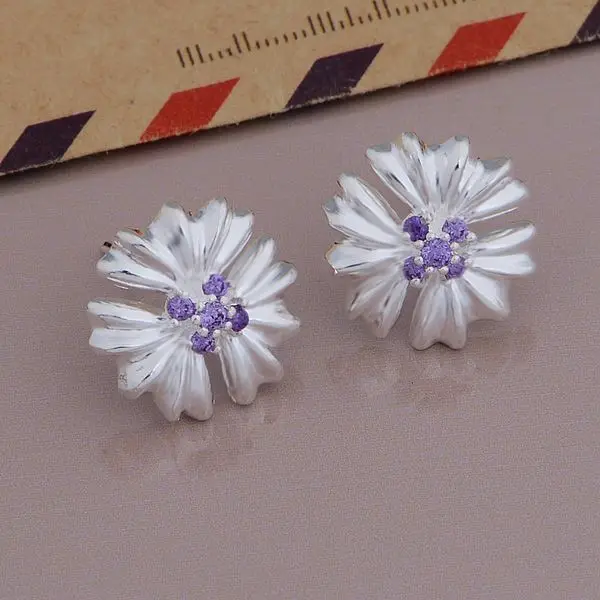 AE656 серьги из стерлингового серебра серебряный цвет модные ювелирные изделия