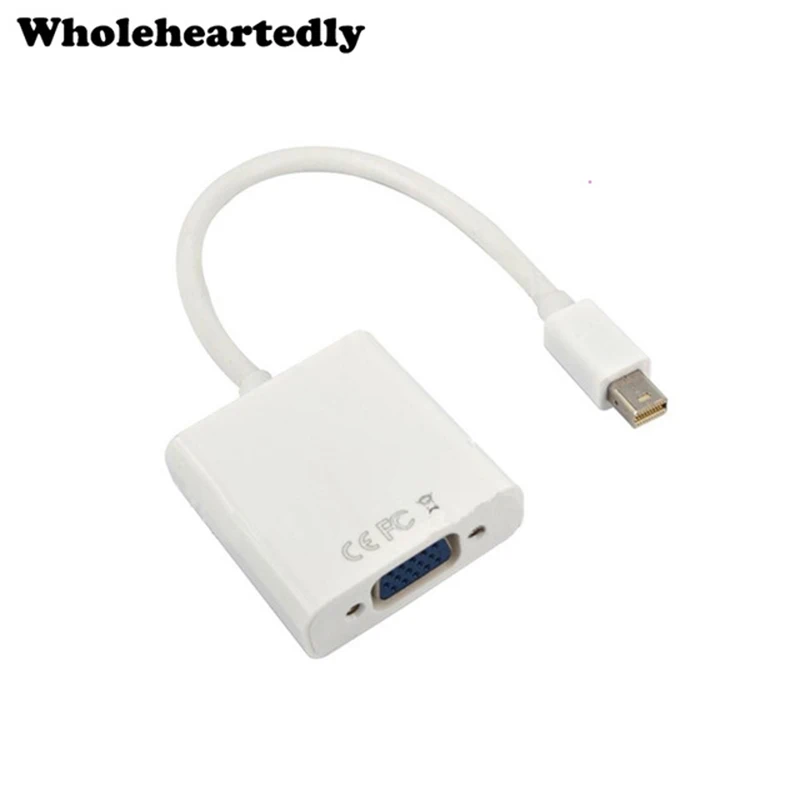 

Newest Mini DisplayPort to VGA Adapter for Macbook Pro Air DP to VGA Cable converter Hot sale Dropshipping