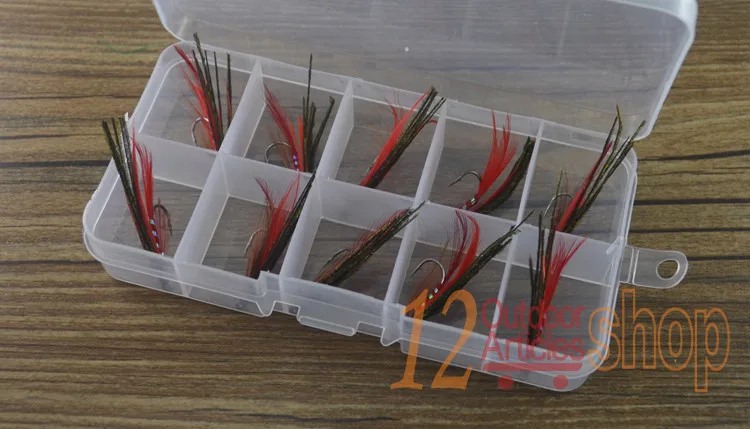 MNFT 10 шт. 7 # Red Peacock Demon Herl Стример Летать форель мухи Fly Fishing|flies photo|flying gyroscopeflying hornets |