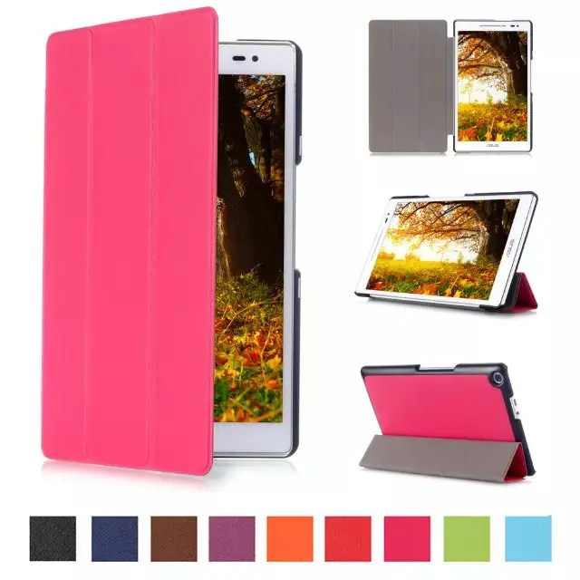 rose red Модный защитный чехол для планшета Asus ZenPad 8 8,0 дюймов Z380 Z380C Z380M Z380KL чехол с подставкой+ ручка - Цвет: rose red