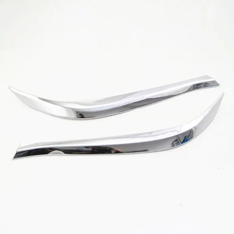 Передняя фара для Toyota Land Cruiser FJ200 2016 2017 ABS Chrome декоративная накладка на веки и