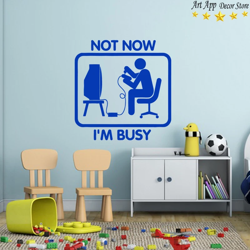 Art design cheap home decoration vinyl play wall sticker games waterproof PVC house decor cartoon decal in bedroom | Дом и сад