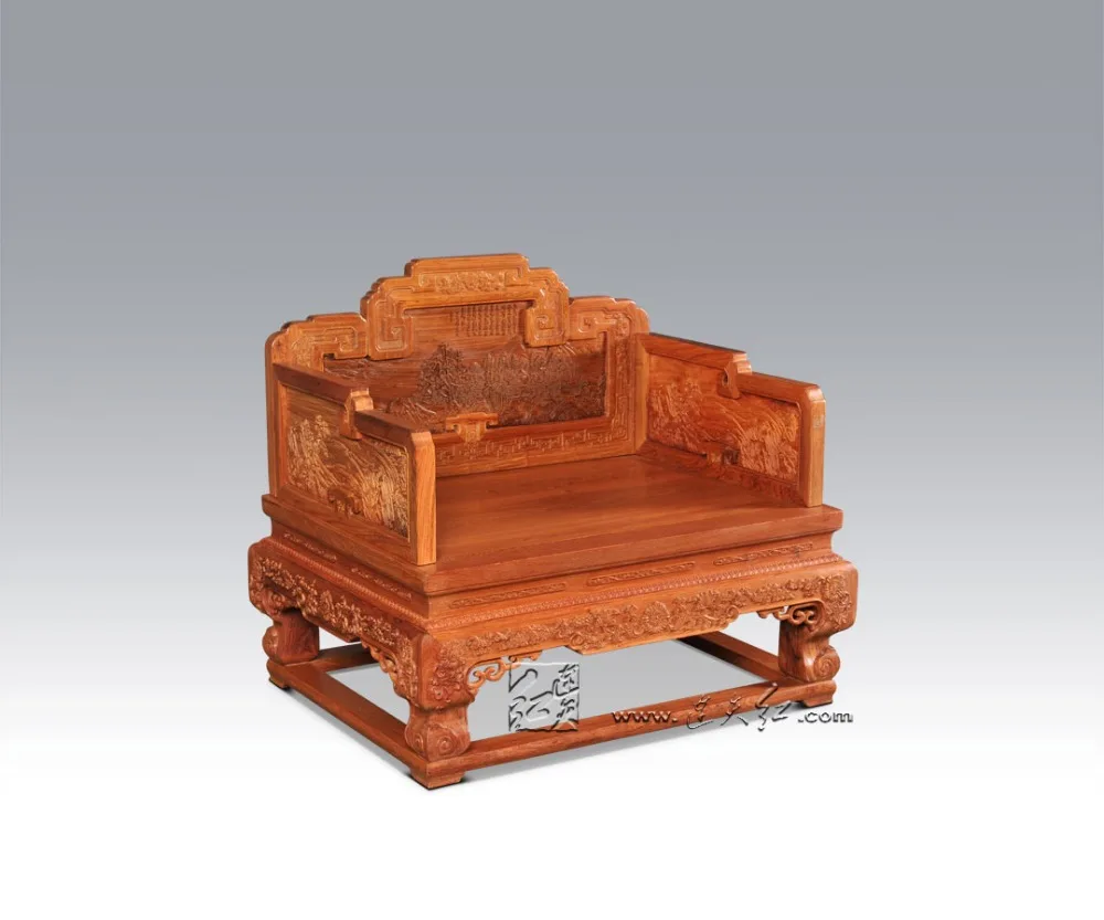 Стул для домашней гостиной набор из 3 предметов Деревянный Китайский королевский