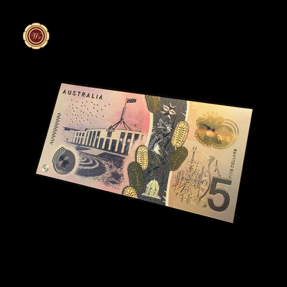 WR 2016 новая золотая Note цветная австралийская металлическая Золотая фольга