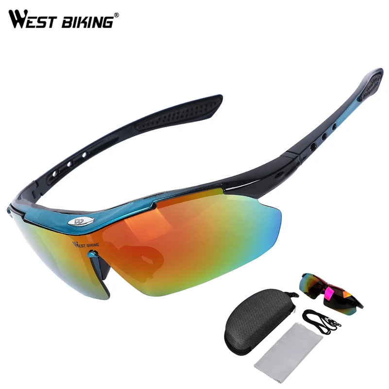 West biking ветрозащитные велосипедные очки UV400 для уличный спортивный мотоциклетный рыболовный велосипед солнцезащитные очки для велосипедистов