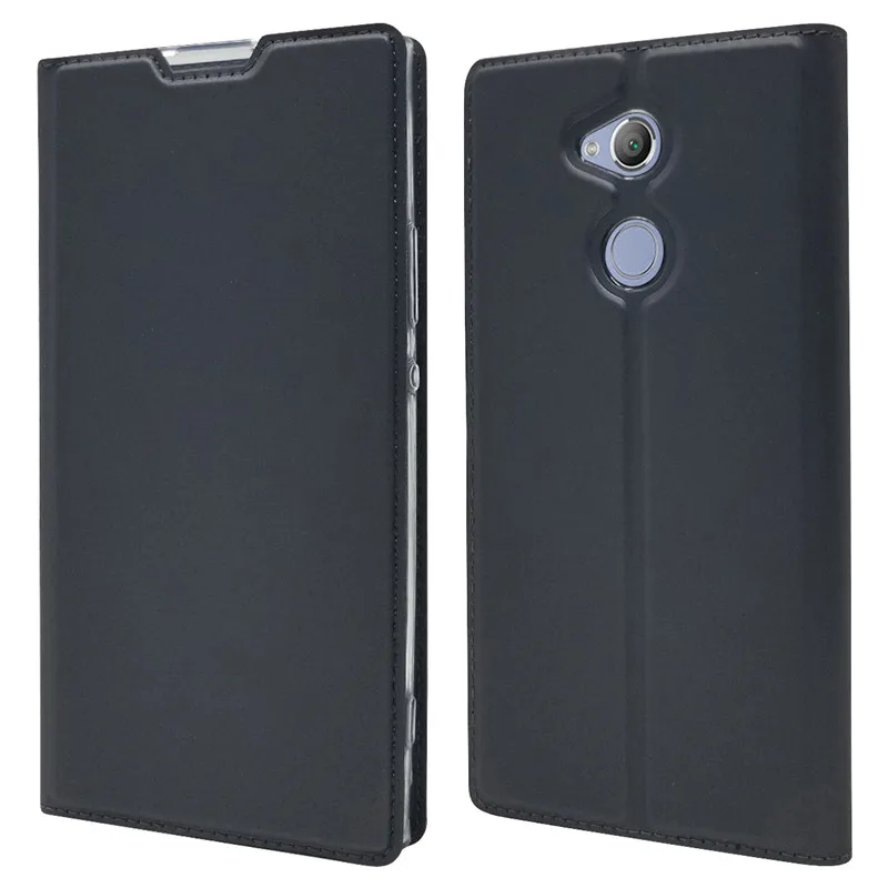 1 Модный чехол для sony Xperia XA2 Ultra XA 2 кожаный чехол-бумажник флип чехол s Capinha Carcasas Coque Hoesje Para аксессуары для телефонов - Цвет: 1