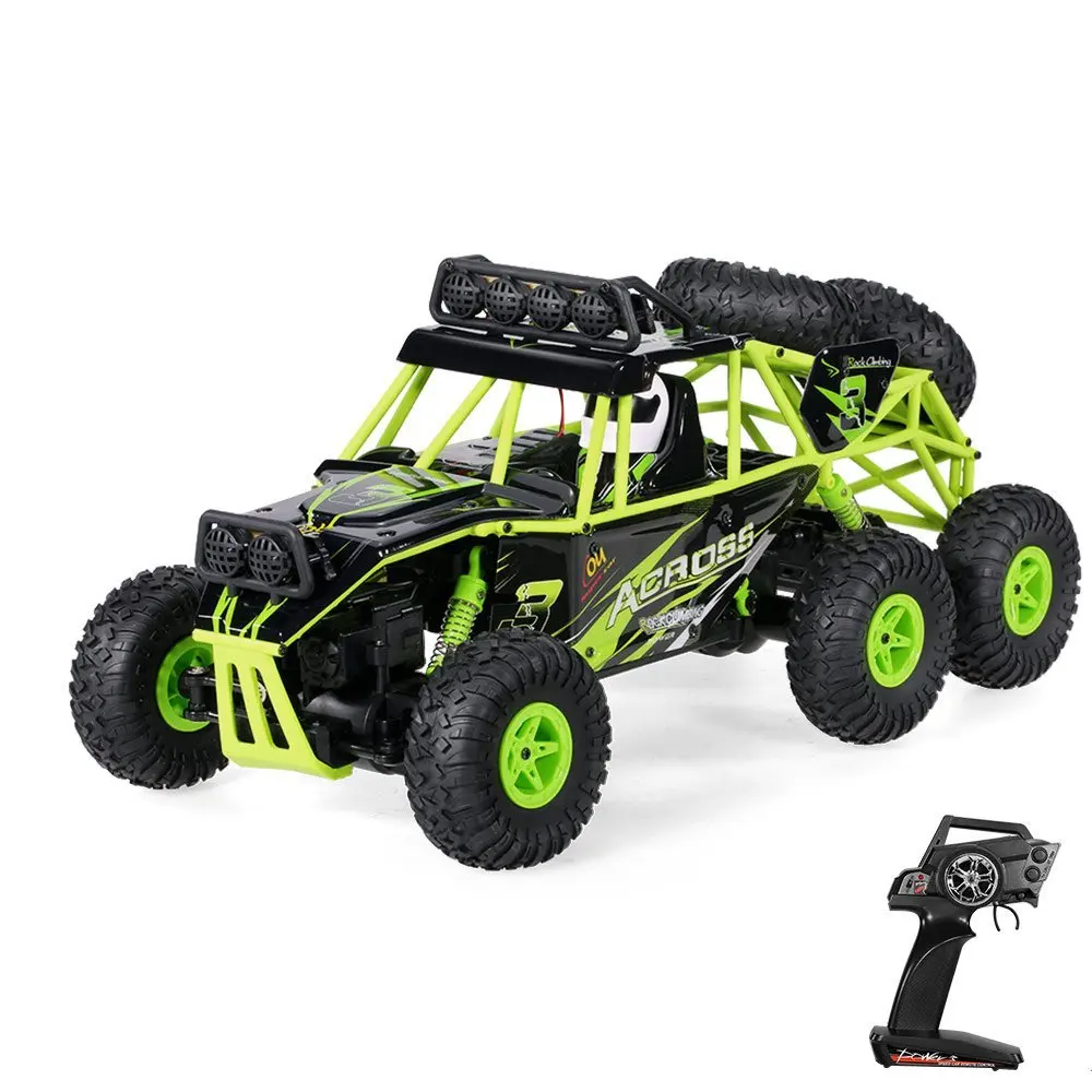 Wltoys 18628/18629 1:18 RC автомобиль 2,4G 6WD Электрический внедорожный Рок Гусеничный альпинистский RC багги автомобиль RTR