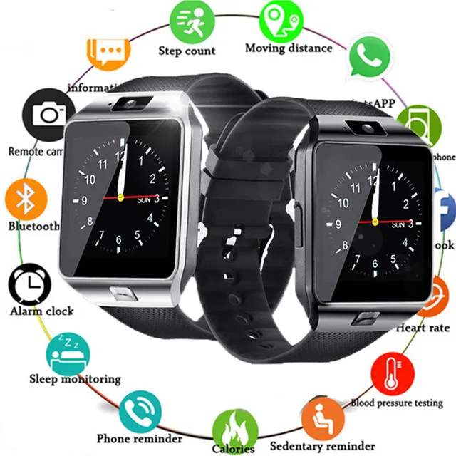 Новые крутые Смарт часы Relogio Android Smartwatch телефонный звонок SIM TF камера для iPhone samsung