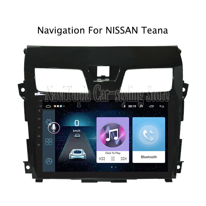 NaviTopia 8 1 дюймов Android 10 автомобиль радио gps навигации Мультимедиа Стерео DVD плеер
