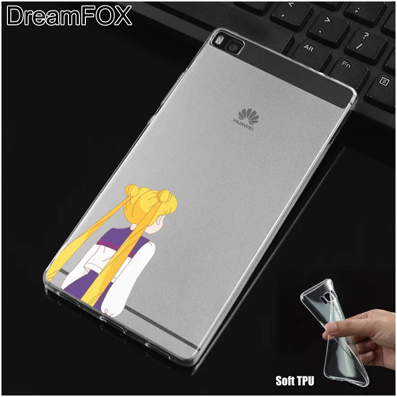 DREAMFOX L084 Сейлор Мун Мягкий ТПУ силиконовый чехол для huawei P8 P9 P10 Lite Plus 2017 Honor 8 Pro 9 6X |