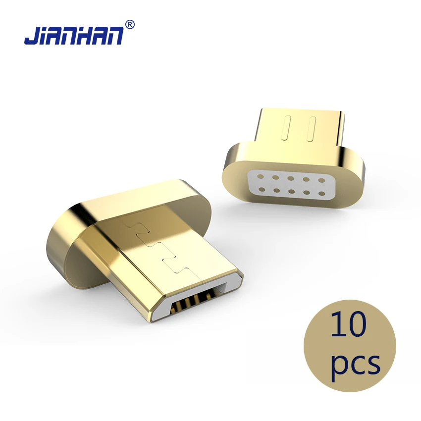 10 шт. Магнитный плоский Micro Usb зарядный кабель USB разъем адаптер для магнитного зарядного устройства Аксессуары для samsung Xiaomi lenovo