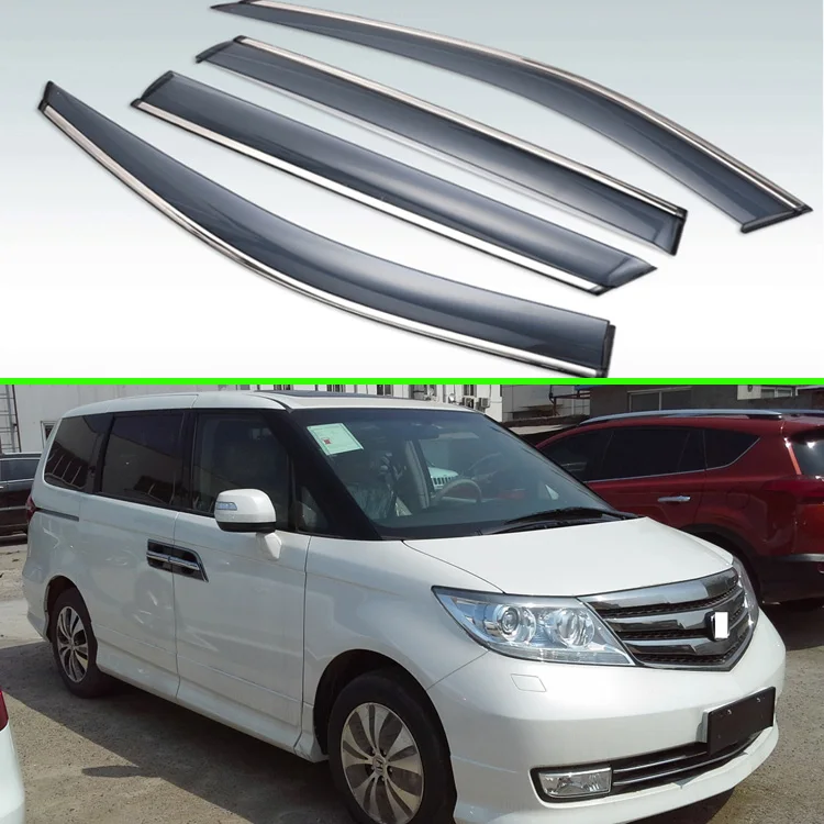 Пластиковый тент для защиты от солнца на окна Honda Elysion (RR1 RR6) 2012 2015 4 шт.|Навесы и
