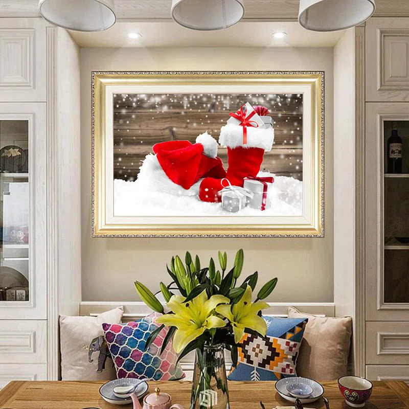 30*40 см бриллиантовый рисунок Рождество подарок 5D алмазная вышивка по номерам
