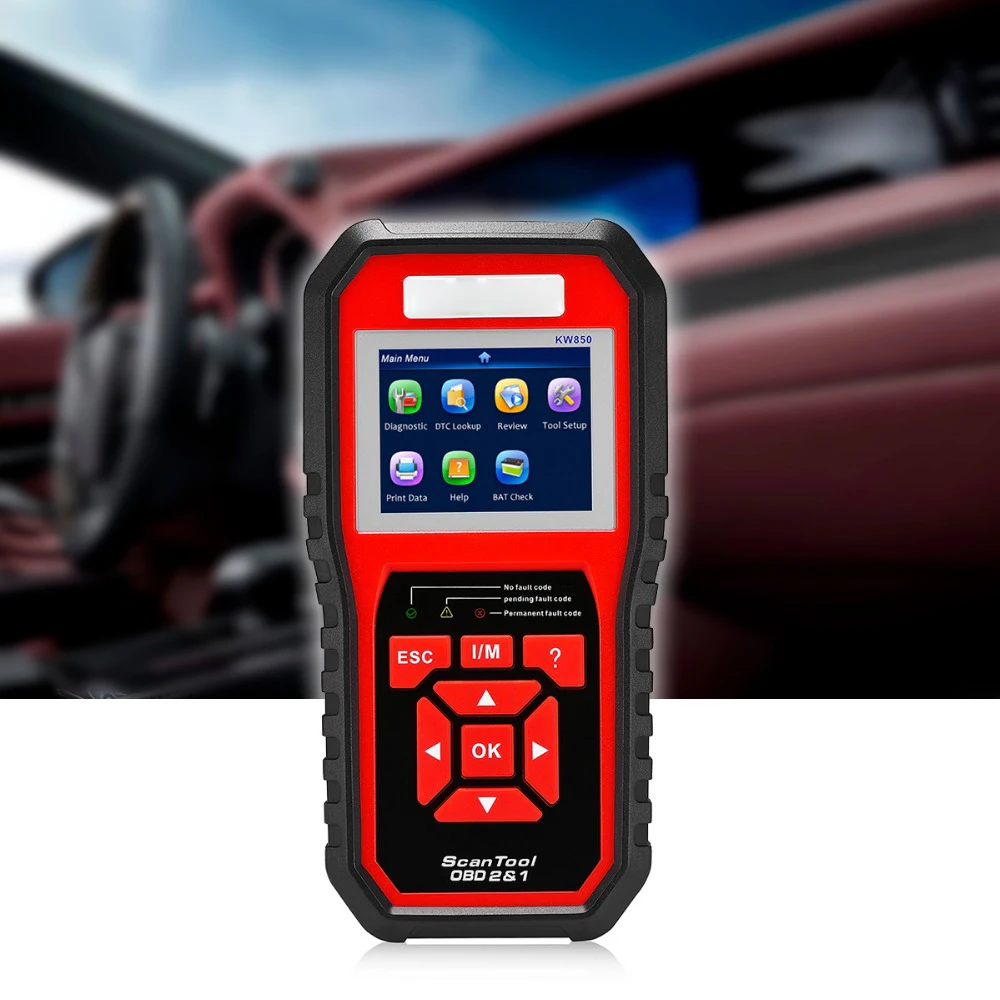 2017 Новый OBD2 ODB2 Автомобильный сканер KONNWEI KW850 мульти языков полный OBDII|automotive