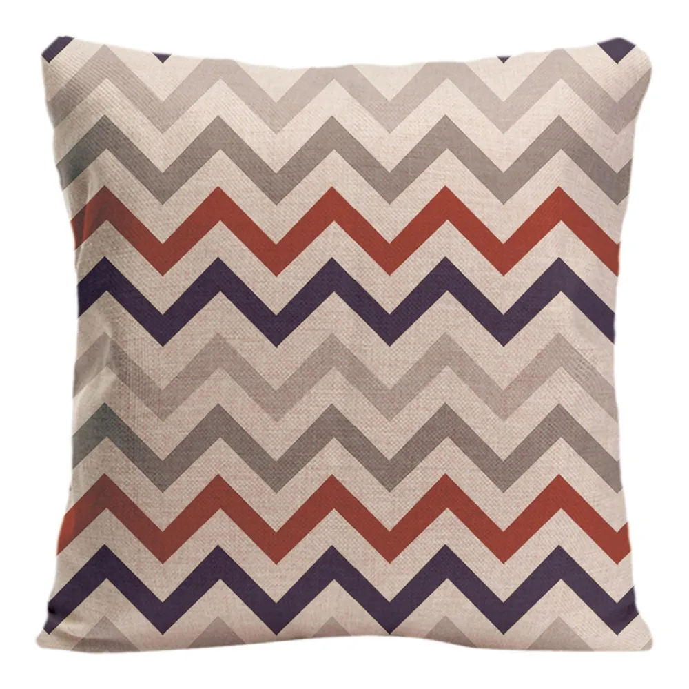 Серый Белый Розовый Полосатый Наволочка декоративная подушка для автомобильных