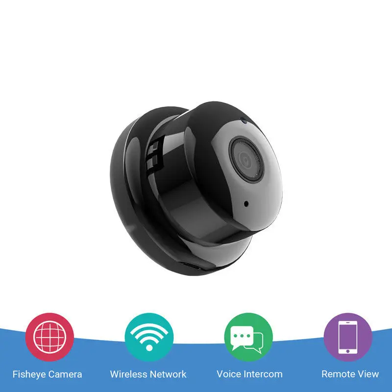 Home Security 960P/1080P HD Mini Web Camera WiFi IR-CUT Night Vision Two-Way Voice Phone Babysitter USB Baby Babyphone | Безопасность и