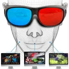 3d-очки Red-blueCyan Anaglyph в простом стиле, 2 шт., 3d фильмы, Экстра обновленный стиль
