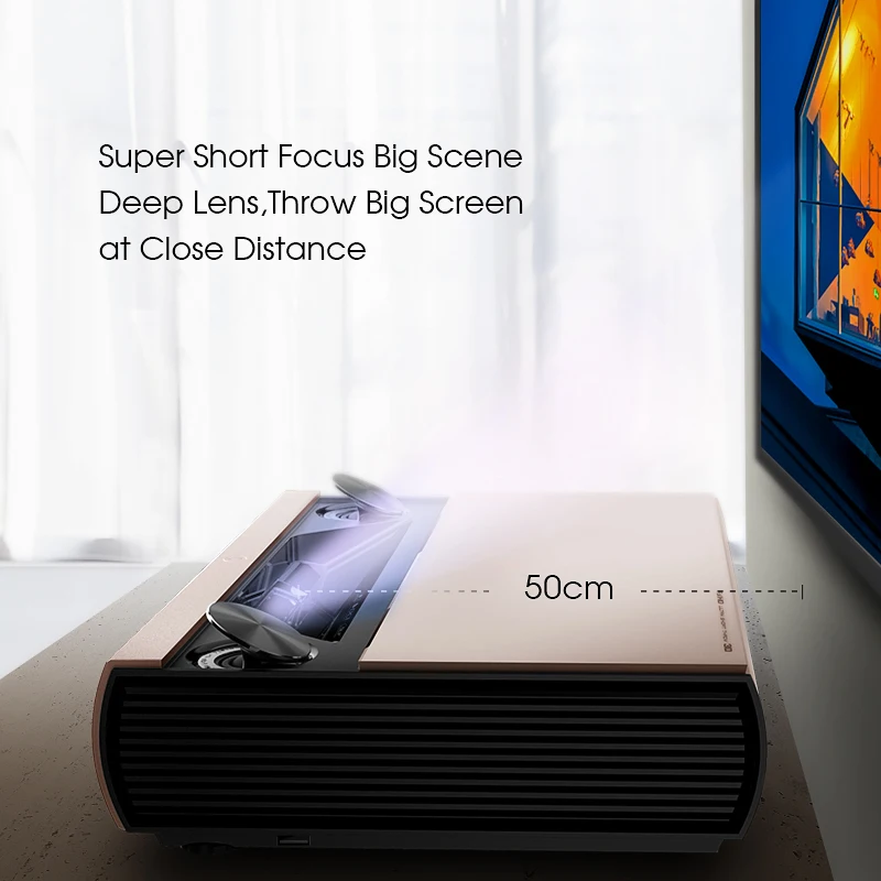 JMGO SA Ultra Laser Projector 1920x1080p 2200 ANSI Lumens Full HD 4K UHD Smart Home Theater | Projectors