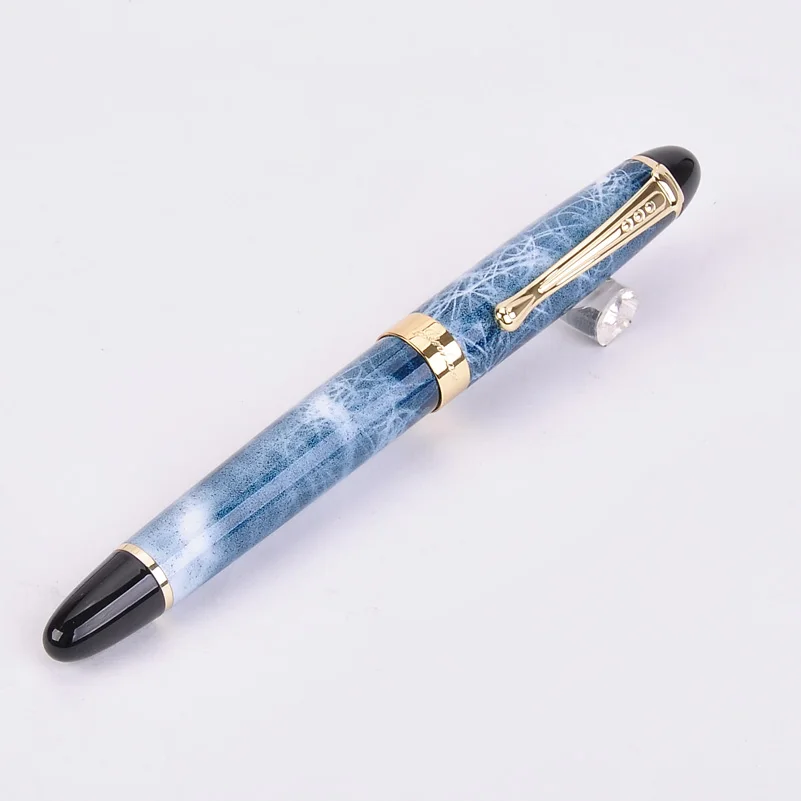 Light blue Высокое качество Золотой зажим 22 цвета на выбор JINHAO 450 металл/роликовый шар/шариковая ручка школьные принадлежности канцелярские принадлежности - Цвет: Light blue