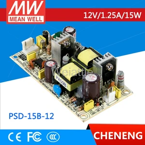 MEAN WELL original PSD-15B-12 meanwell одиночный выход 18-36V DC-DC 12V 1.25A 15W Конвертер