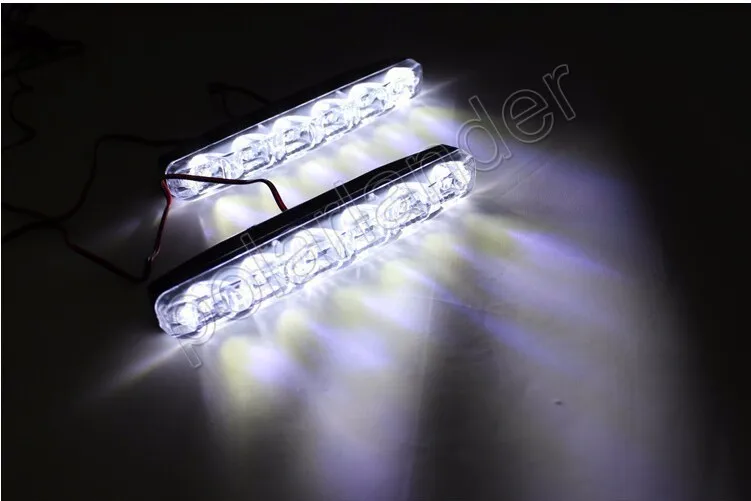 

New Hot Sale car car running light Lamp-PY 6 LED Free Shipping 2Pcs