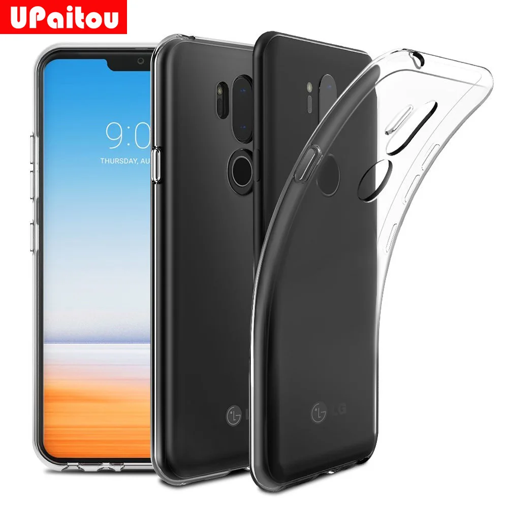 UPaitou Clear TPU Case for LG G7 ThinQ Transparent Soft Sinicon Back Cover Plus G710EM |