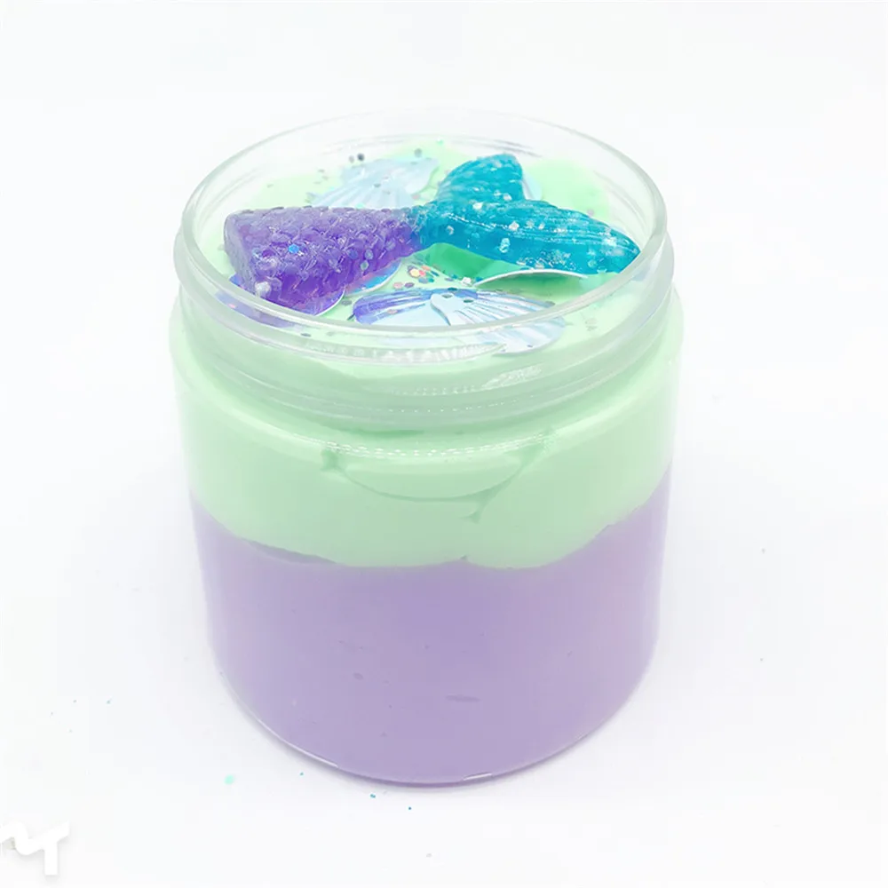 TELOTUNY облако глина в виде красивой русалки бурового раствора облако Slime Шпатлёвки ароматизированный стресс Детский пластилин игрушки детей глиняные игрушки Горячее предложение J23