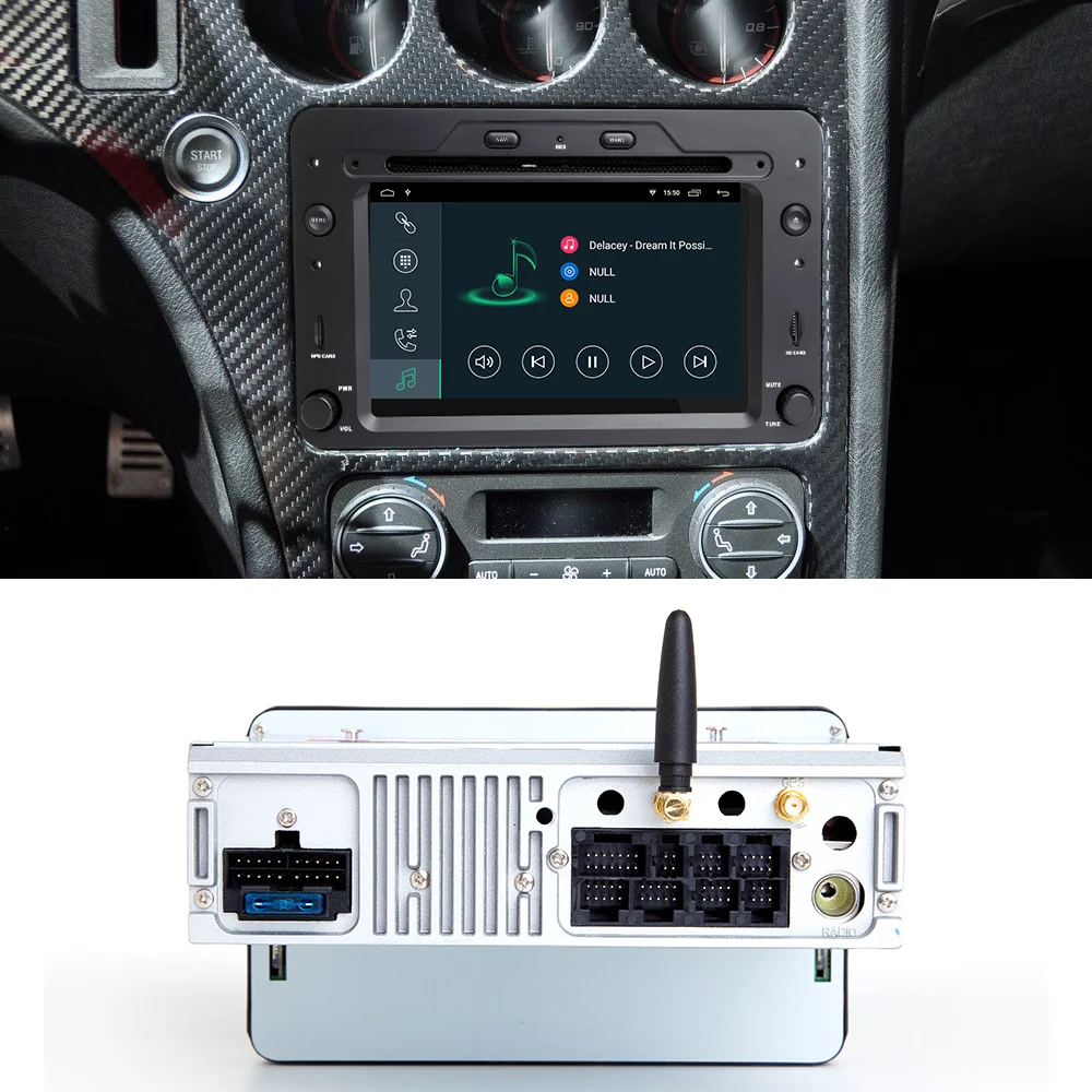Eunavi Автомобильный мультимедийный радио плеер 1 din 7 ''для автомобиля DVD android 8 gps