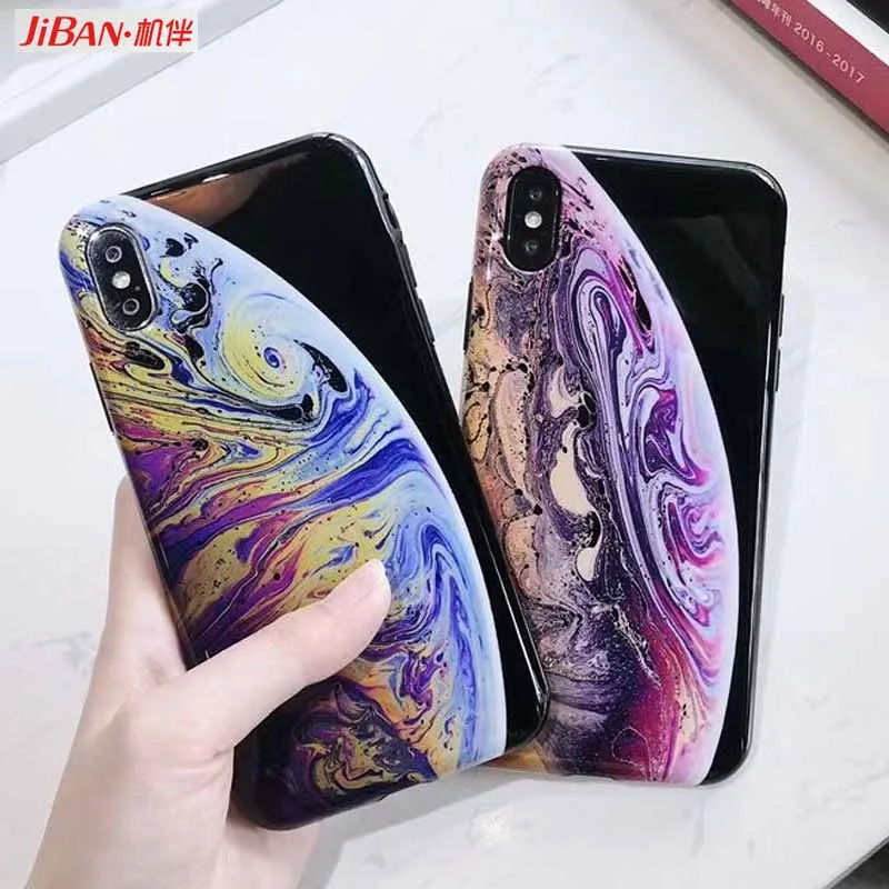 JIBAN Роскошные модные планета пара телефонных чехлов для iphone XS Max XR X 6S 6 6plus 7 plus 8