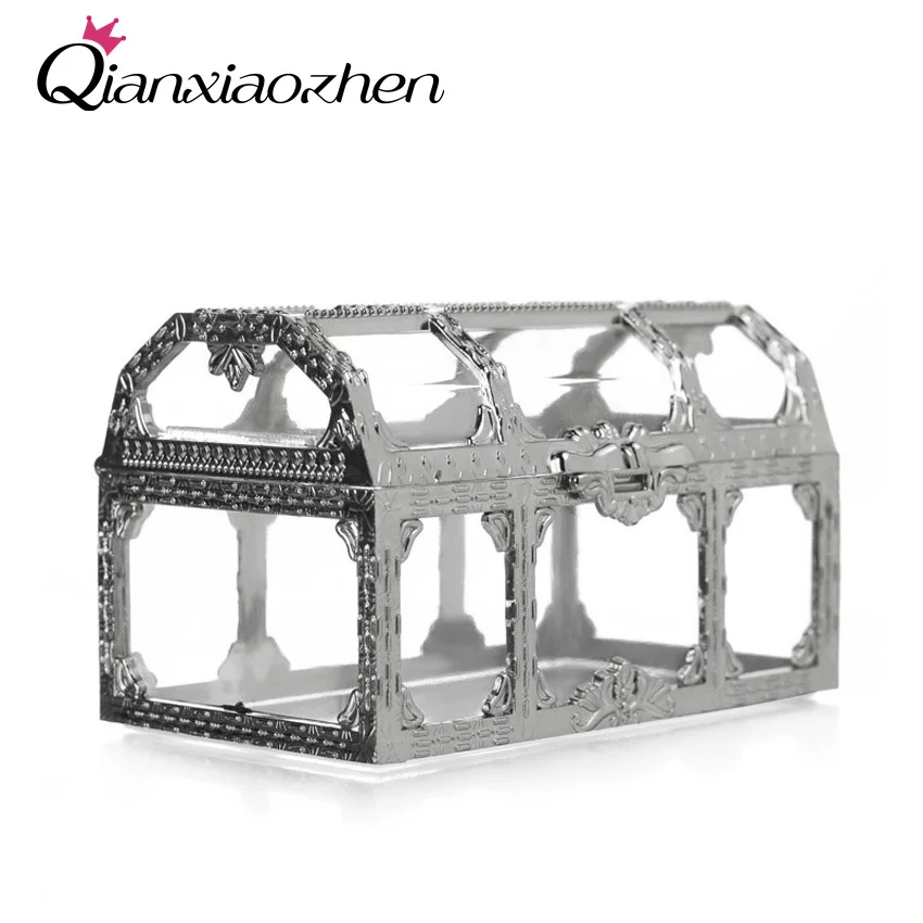 Qianxiaozhen 12 шт Коробка С Сокровищами пластиковая Свадебная коробка конфет коробки
