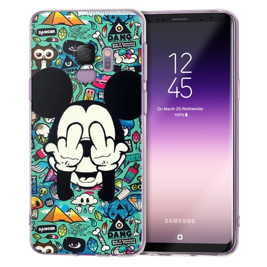 Чехол для samsung Galaxy S10 S9 S8 плюс S10e S7 край A6 A8 плюс A10 A30 A50 J7 J5 J3 Мягкая силиконовая задняя крышка-Чехол