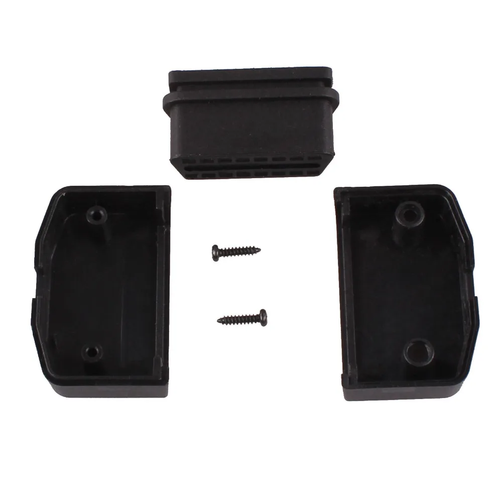 OBD2 OBD II 2 16 контактный разъем Женский Диагностический Инструмент Разъем + оболочка