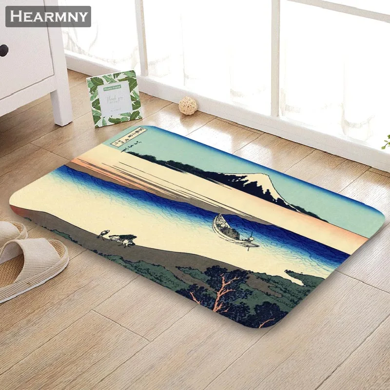 Новое поступление коврик HEARMNY Ukiyo E домашний машинного изготовления
