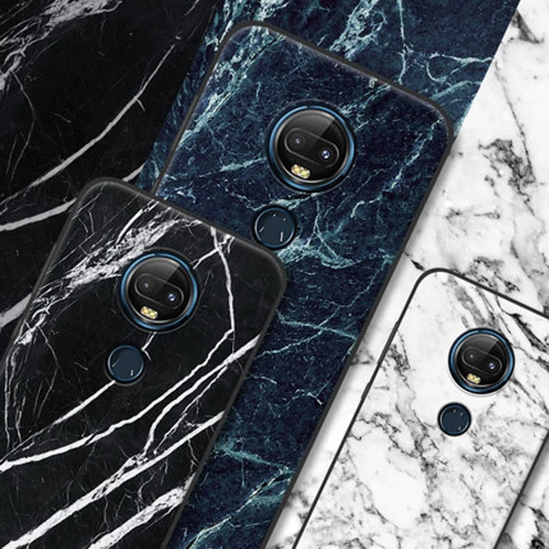 Чехол для Moto G7 plus мягкий силиконовый чехол из ТПУ с рисунком под дерево и камень