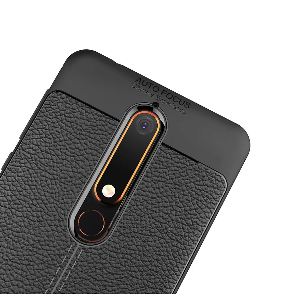 Lenuo чехол для Nokia 6 2018 взрывозащищенные ТПУ мягкий мобильный телефон (2018) dermatoglyph