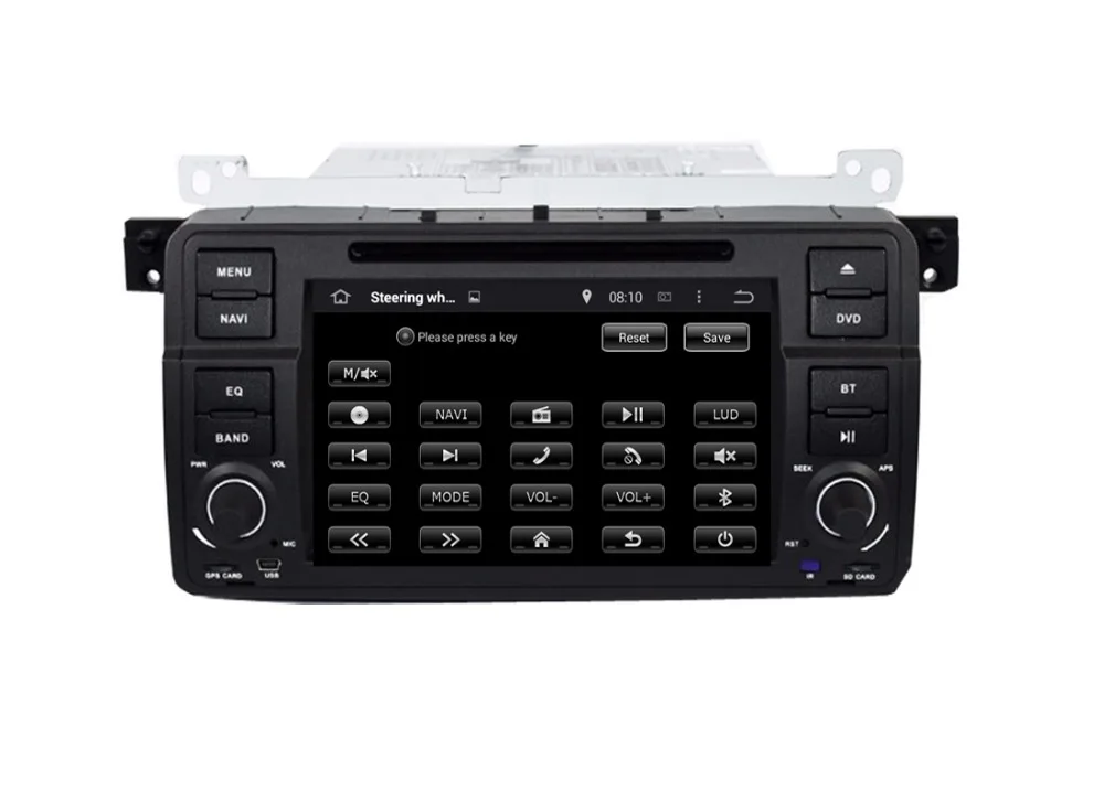 В наличии Android 7 1 автомобильный DVD плеер для BMW E46 M3 с GPS Bluetooth Wi Fi 3G USB SD управление