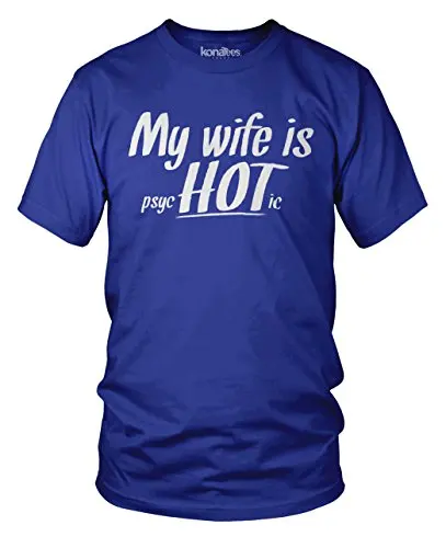 Моя Жена Горячей и Психотических Смешно Мужа Футболки|t-shirt t-shirt|funny t-shirtt-shirt funny |