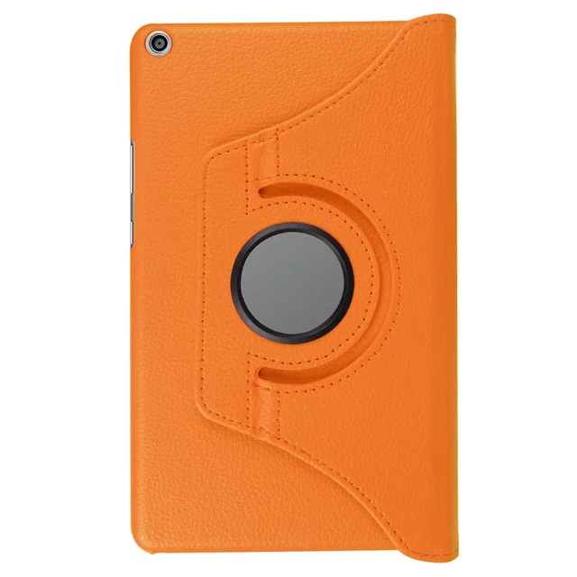 Orange Вращающийся на 360 градусов чехол для huawei MediaPad T3 8,0 KOB-L09 KOB-W09 складной чехол-подставка PU чехол для Honor Play Pad 2 Чехол на планшет 8 дюймов - Цвет: Orange