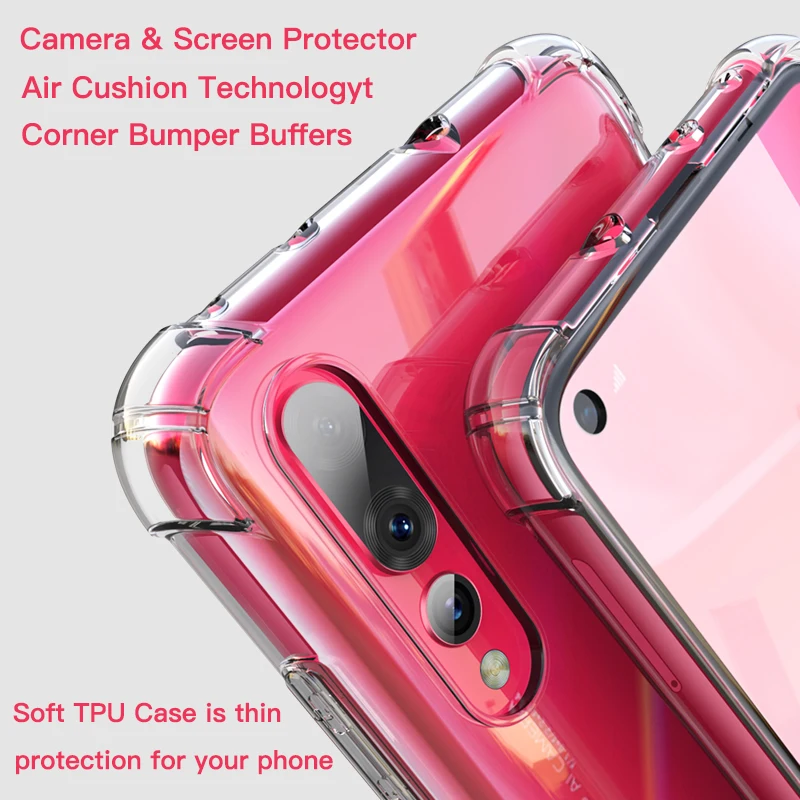 PZOZ Huawei Nova 4 чехол Роскошный силиконовый прозрачный для Nova4 Funda Coque Capa мобильный