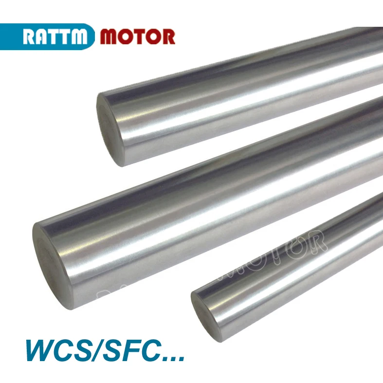 2 шт. WCS8mm L150/200/300/400/500/600 мм стержень для хромового принтера вал SFC8mm линейный CNC XYZ 3D SFC8|xyz 3d printer|3d printer rodrod shaft |