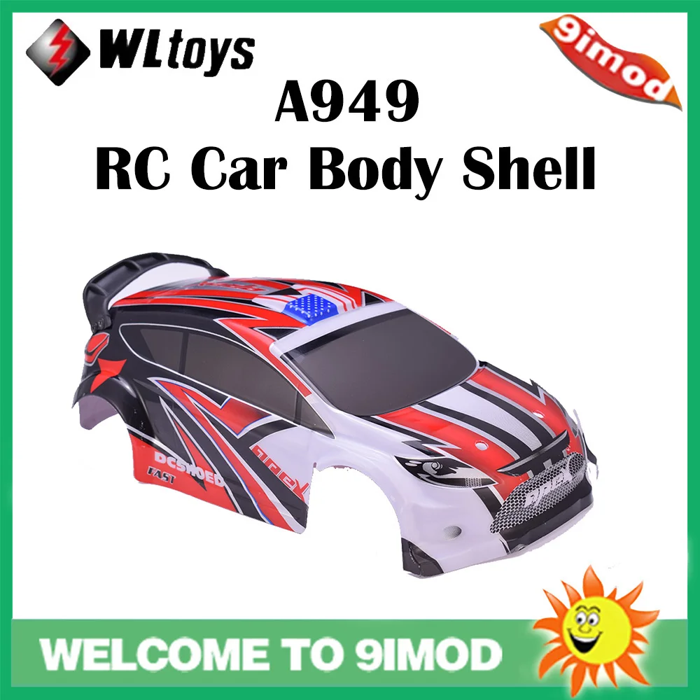 WLtoys A949 радиоуправляемая Автомобильная оболочка 59 60 синий красный корпус