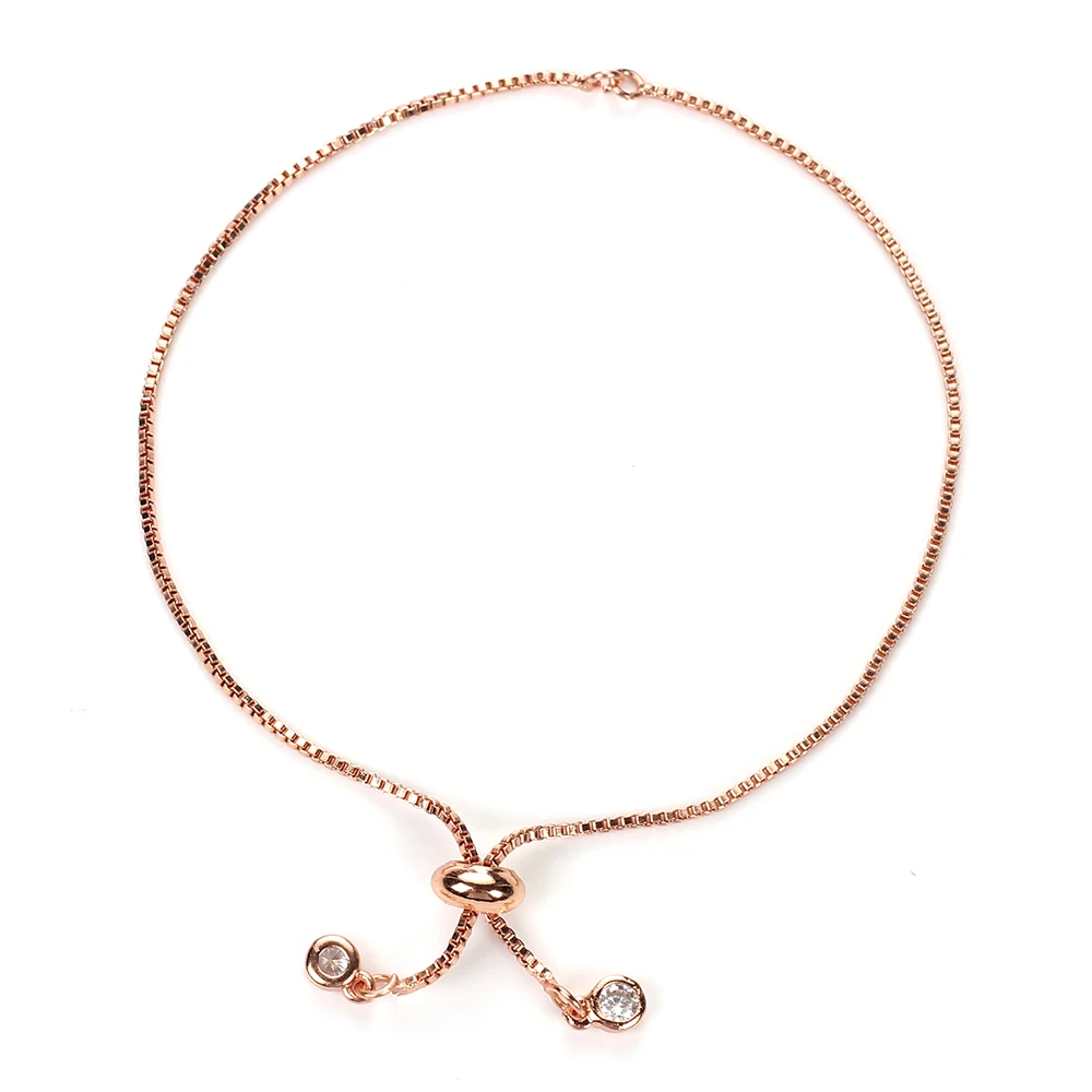 

MEIBEADS 1pcs Micro-inlay Copper Bracelet Accessories Chain For Bracelet DIY Jewelry Making Accessories Chains EY672