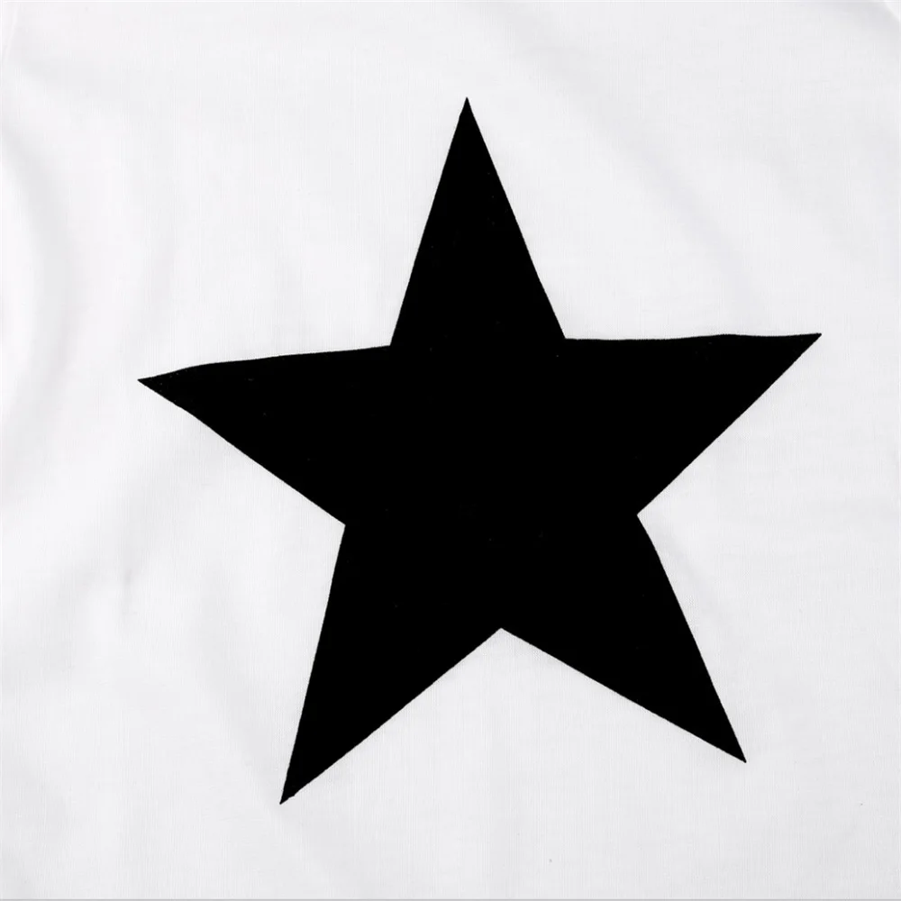 Hot Sale Baby Clothing Sets Summer Style Girls Boys Clothes Black Letter T-shirt+Imitation cowboy pants 2pcs suit | Детская одежда и