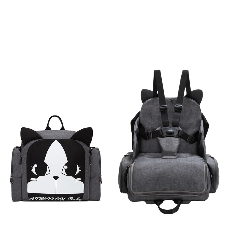 REIZBABY Functional Large Capacity Diaper Bag Foldable Baby Safety Eating Chair Waterproof Outdoor Portable Storage Thermal | Мать и